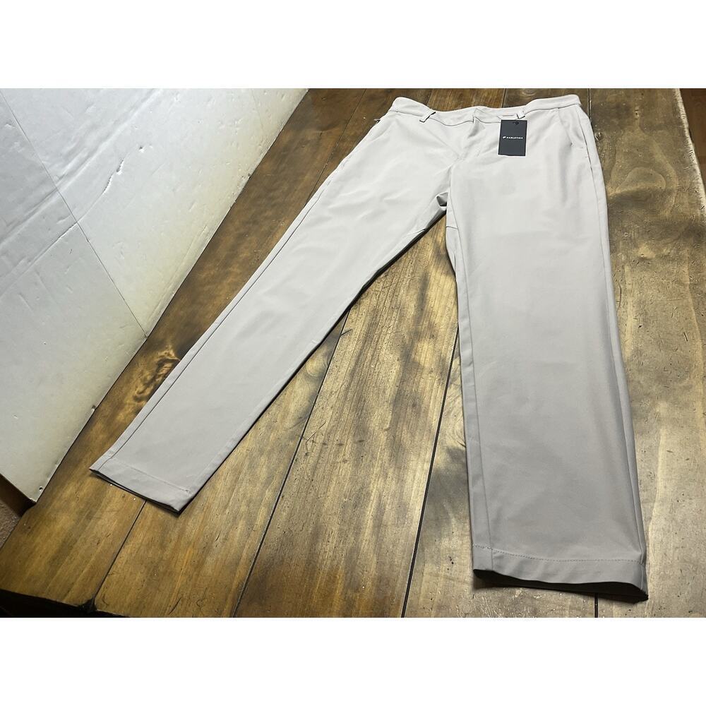 Fabletics The Only Pant Modern Khaki Tan Mens 32x32 Stretch Tech Chino